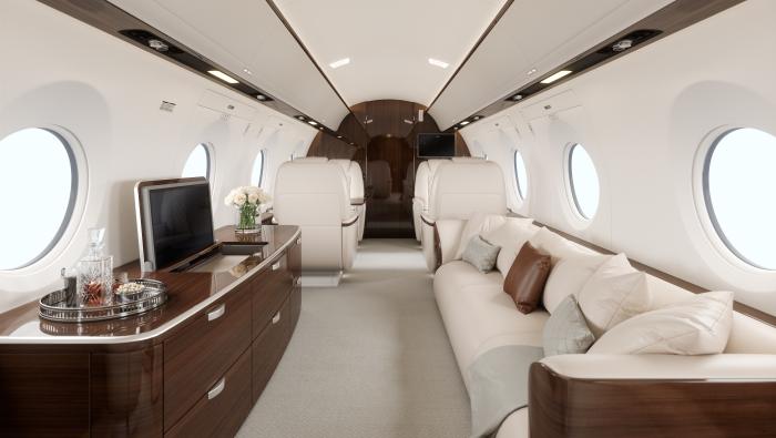 Bizjet interior