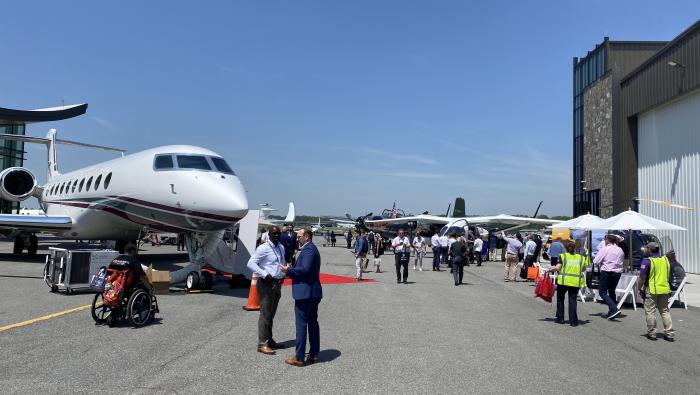 Static display at NBAA Westchester Regional 