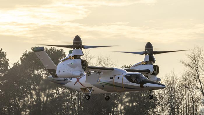 NGCTR technology demonstrator in the hover 