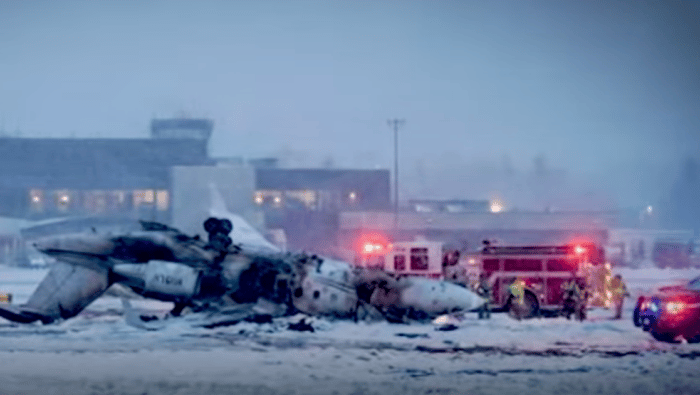 Challenger 650 Crash scene