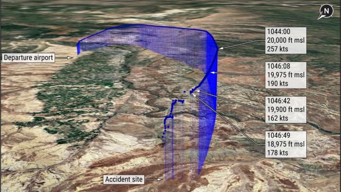 NTSB image from 2024 accient