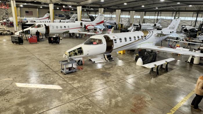 new Omni Aircraft Maintenance Hangar at KTUL