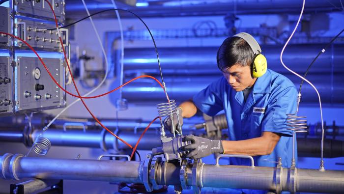 Liebherr service center in Singapore 