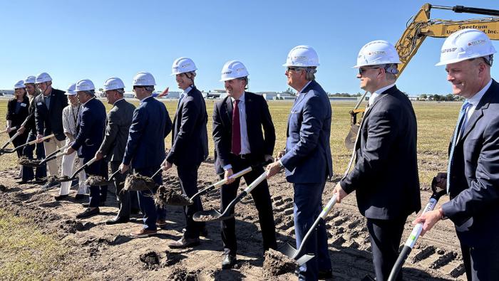 Pilatus ground breaking in Sarasota