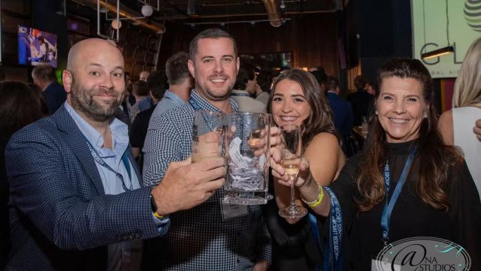 Aircraft Research Group happy hour at NBAA-BACE 2025