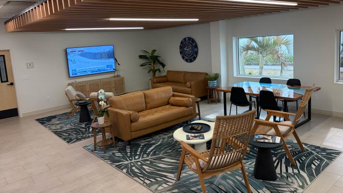 lobby at APP Jet Center KFPR