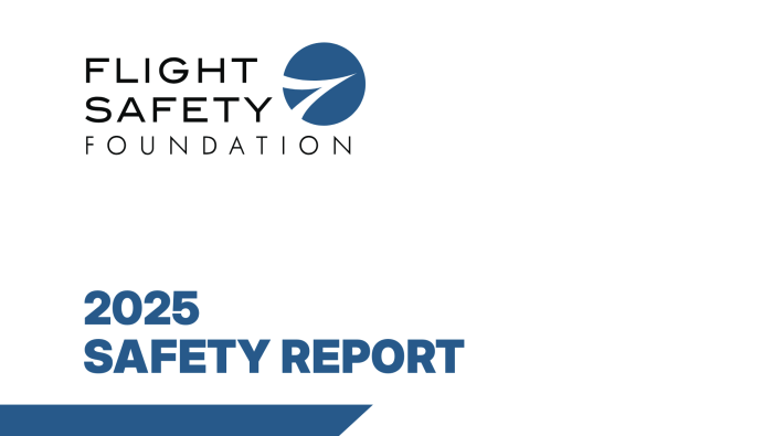 2025 Flight Safety Report cover