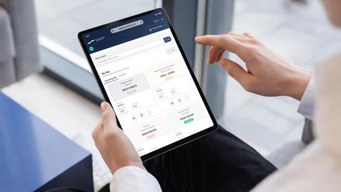 Customer using Signature Vision