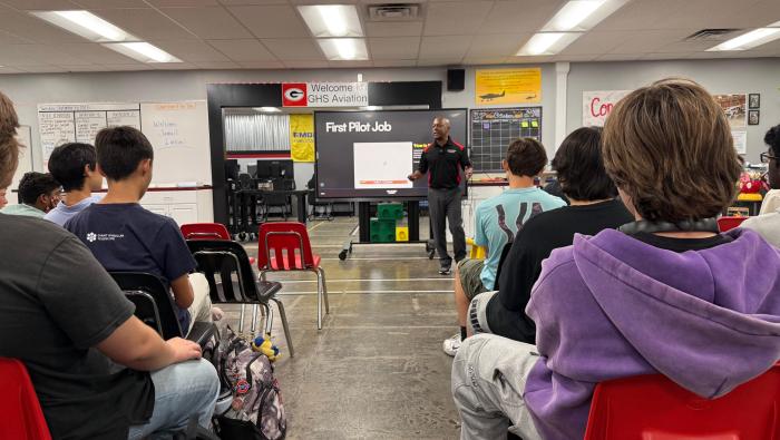 children in a classroom