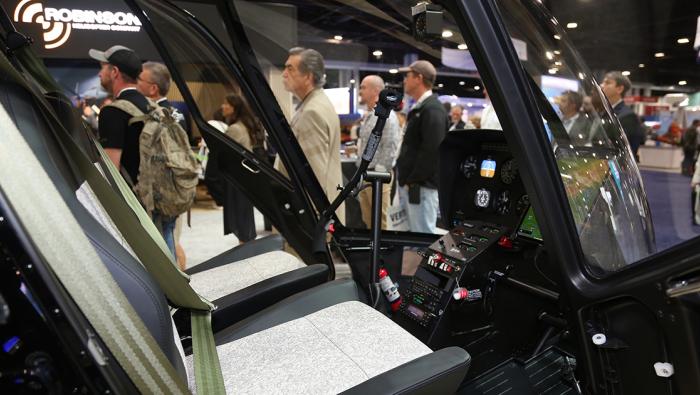 Robinson 44 Utility interior,