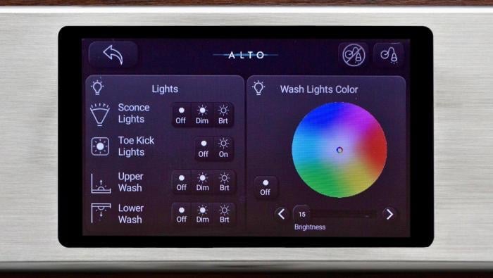 Alto Aviation touchscreen panel
