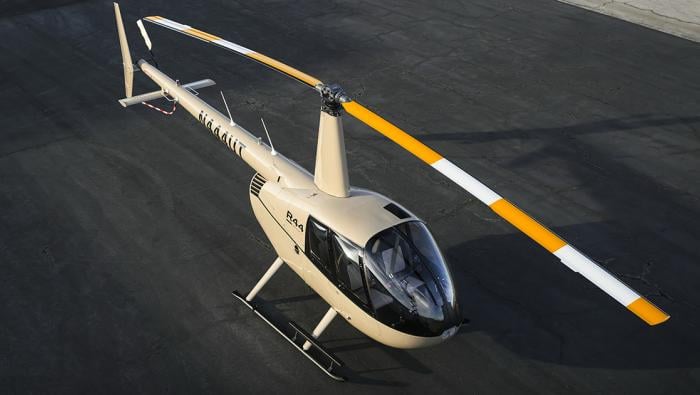 Robinson R44 utility interior