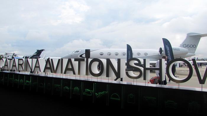 Catarina Aviation Show sign