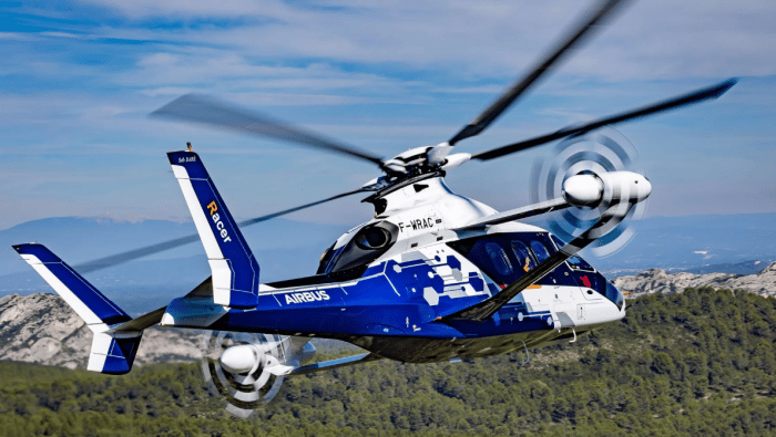 Airbus Racer mid flight 