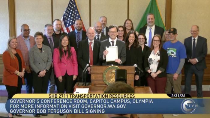 Washington state Governor Bob Ferguson signed the luxury tax repeal
