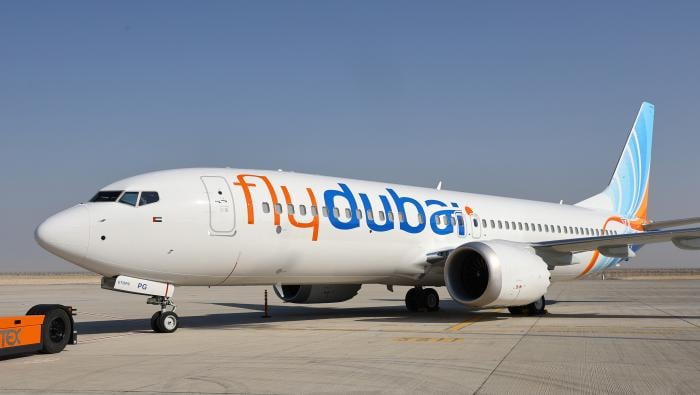 Fly Dubai airliner 