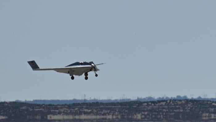 DARPA XRQ-73 in flight 