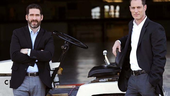 Aerista presidents and co-founders Chris Eichman (l.) and Steven Schwartz
