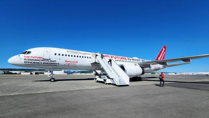Honeywell Aerospace 757 flying test bed 