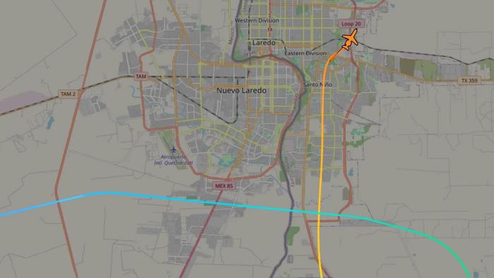 ADS-B Exchange flight-tracking of NetJets Latitude