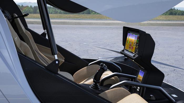 Skyview HDX flight display in Air One eVTOL