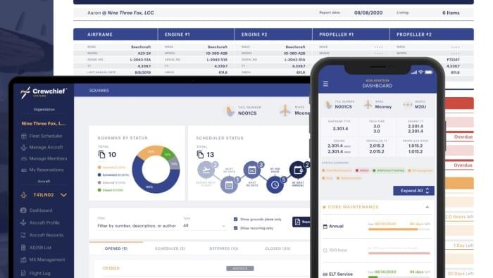 Crewchief Systems aviation data platform