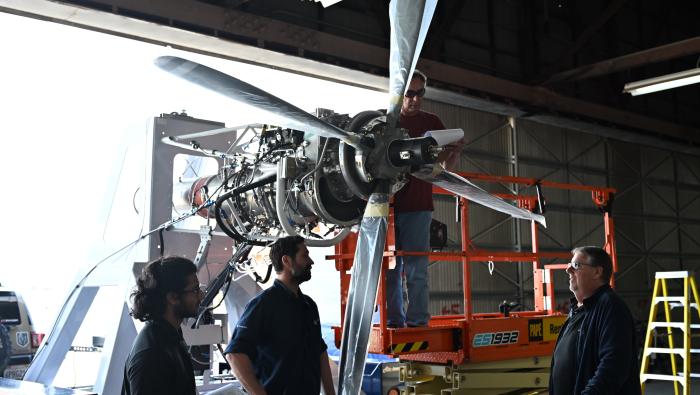 Swarm Aero Honeywell TPE331 engine 