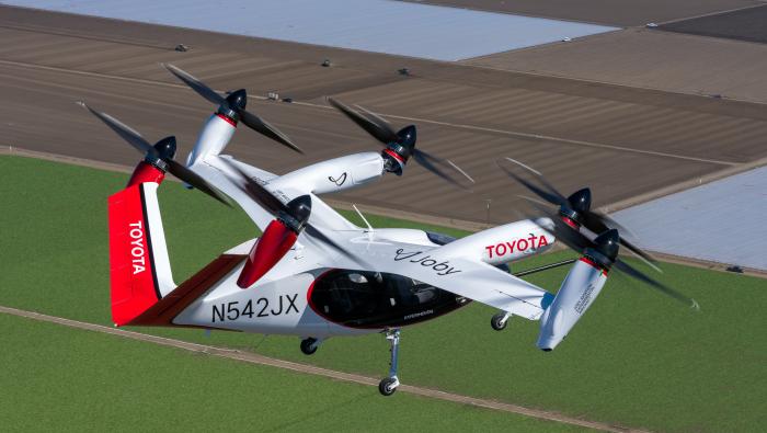 Joby and Toyota fly eVTOL aircraft 