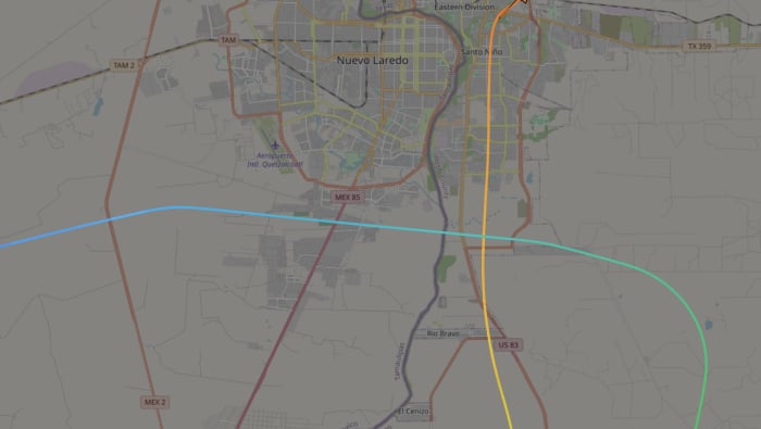 ADS-B Exchange flight-tracking of NetJets Latitude