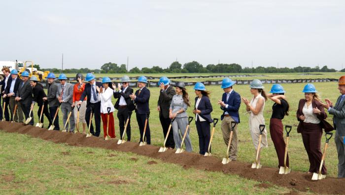 U.S. Department of Transportation and FAA officials broke ground on the Vertical Procedures and Analysis Range