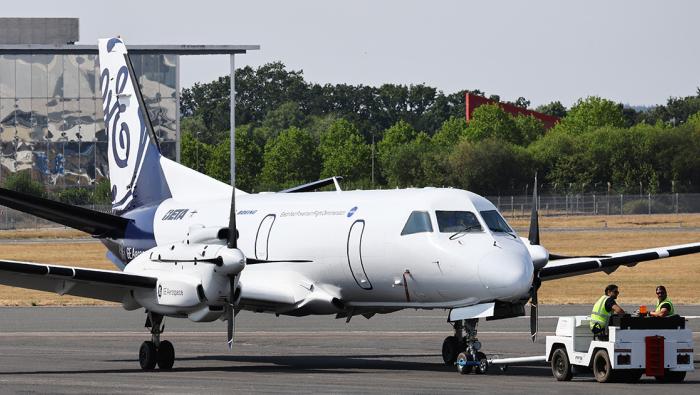 GE hybrid-electric Saab 340B twin turboprop