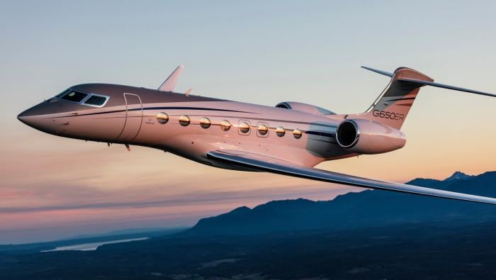 Gulfstream G650 business jet