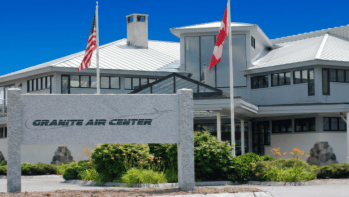 The outside of Granite Air Center