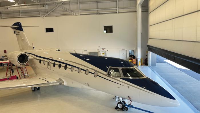 Gogo Galileo installation on Gulfstream G280 business jet