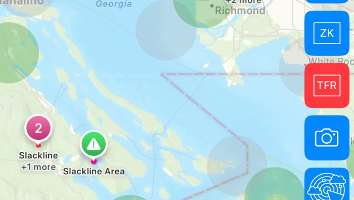 Hughes Aerospace app highlights slacklines