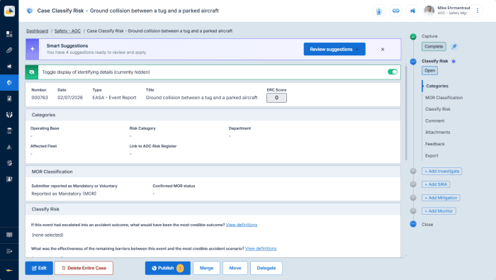 TrustFlight is rolling out three AI-powered Smart Suggestions features in Centrik 5 to reduce manual work in aerospace safety and compliance reporting.