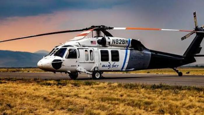 Helicopter landing 