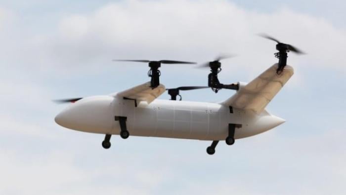 Subscale demonstrator with proprotors on fuselage-mounted booms