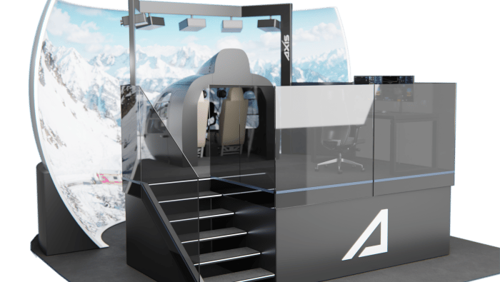 Axis Flight Simulation flight training device