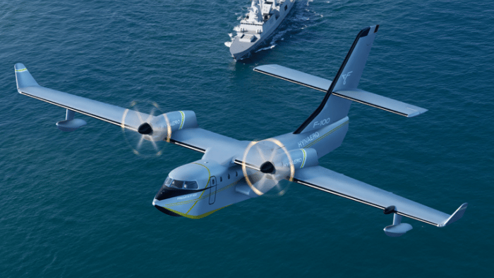 Hynaero Fregate F100 firefighting aircraft