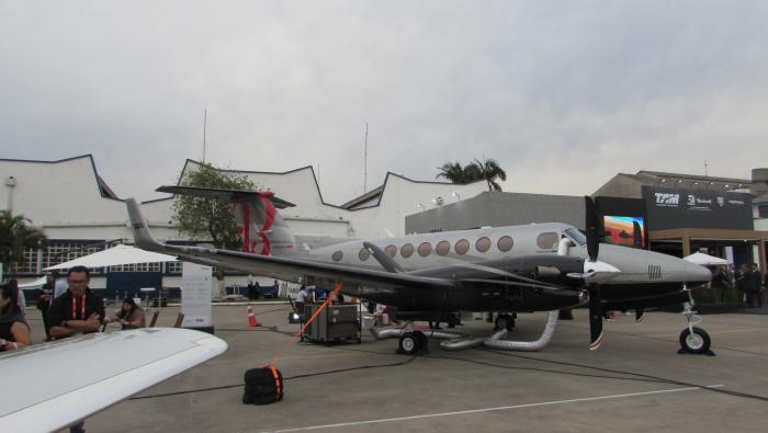 A King Air at LABACE 2026