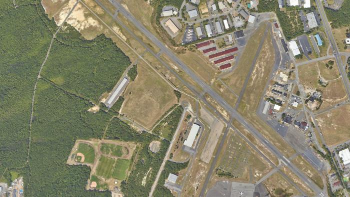 Aerial photo of KBLM