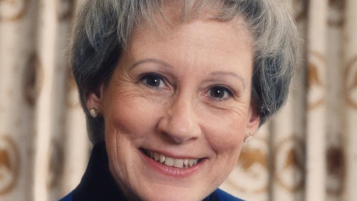 The late former Sen. Nancy Kassebaum