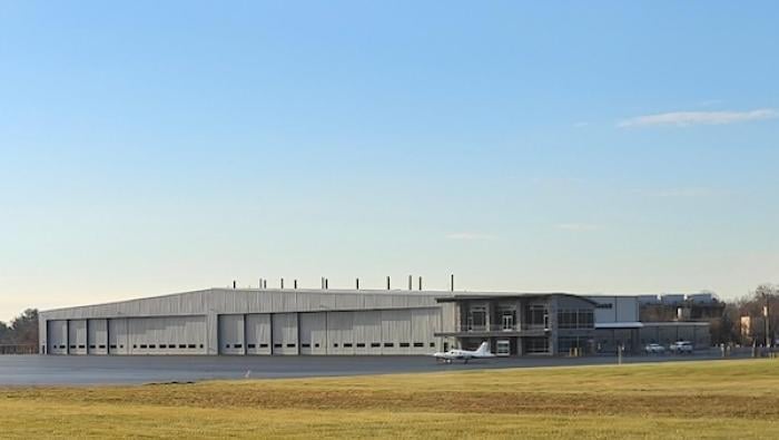 Infinity Aviation Group's facility in Trenton, New Jersey