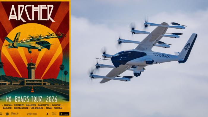 Archer travel poster