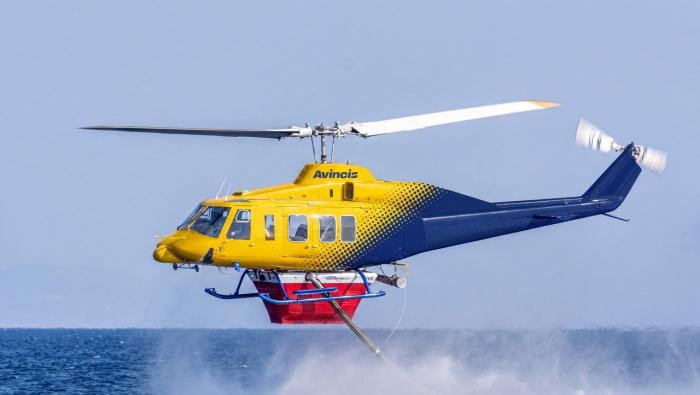 Artist's impression of Avincis' McDermott 214ST helicopters