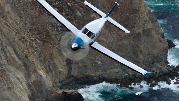Epic E1000 AX in flight