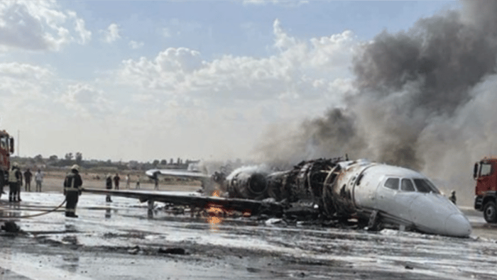Misrata Airport Citation crash