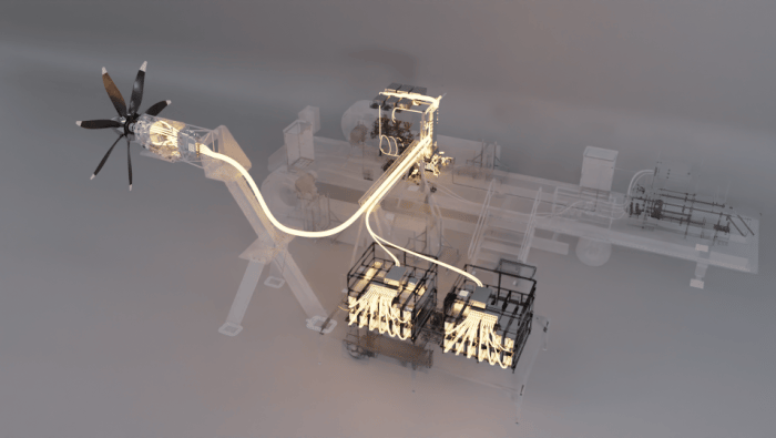 Project Newborn hydrogen-electric propulsion system 