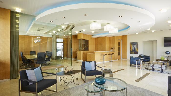 Lobby interior at Former Castle & Cooke KVNY terminal
